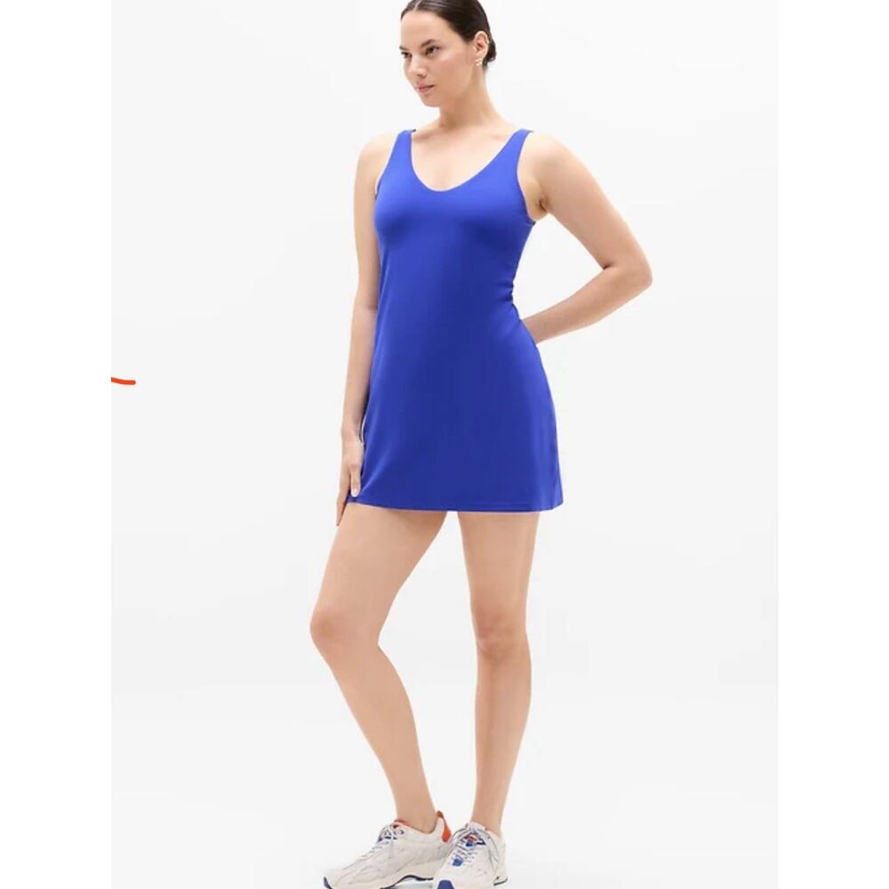 Athleta Transcend Dress Womens Large Shorts Purple Athleisure Sports No Pads